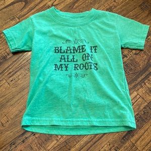 Cute green little girl top!